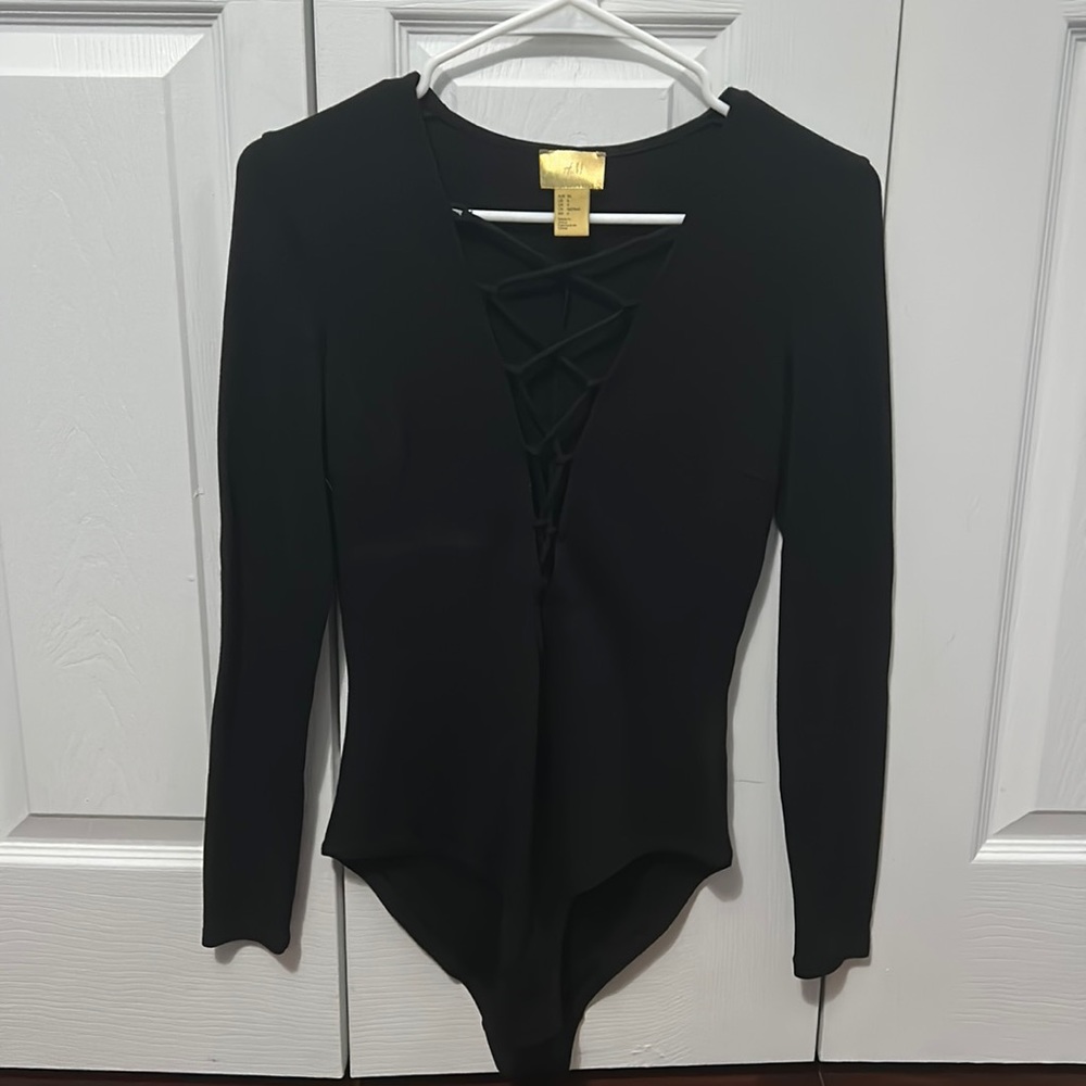 H&M Tie up Body Suit